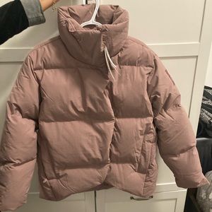 Adidas winter jacket in pink brand new medium